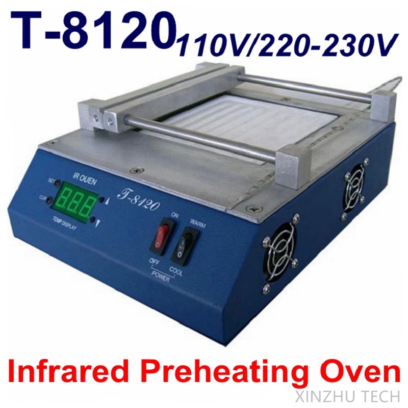 Infrared Bga Rework Station - PUHUI T-8120 Предварительный нагреватель ИК-духовка для