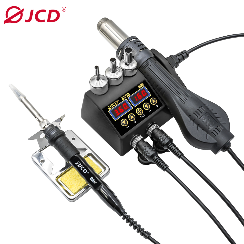 JCD 2 в 1 Паяльная станция 750 – обзор и цена 2 In 1 Soldering Rework Station 750W