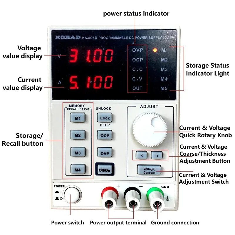Линейный стабилизированный ист – обзор и цена High Precision Dc Power Supply 30V 10A
