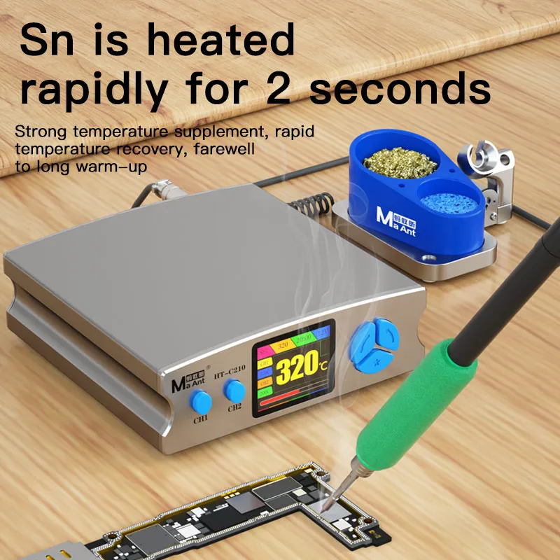 MaAnt HT-C210 Точная паяльная  – обзор и цена C210 Precision Soldering Station