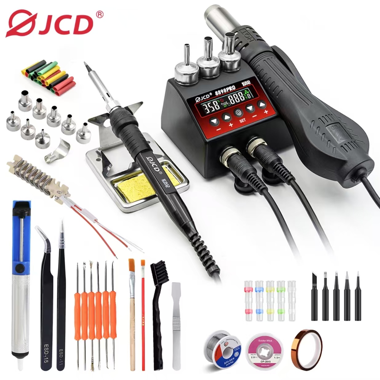 Паяльная станция SMD 750 Вт, 2 – обзор и цена 2 In 1 Soldering Rework Station 750W