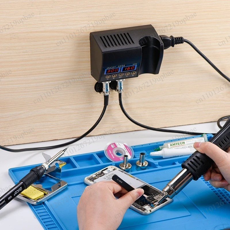 8898 2-в-1 750 Вт Цифровая пая – обзор и цена 2 In 1 Soldering Rework Station 750W