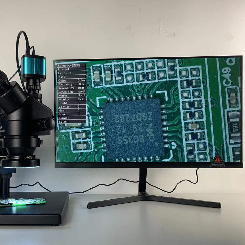 Simul-Focal 7X-45X с непрерывн – обзор и цена Trinocular Stereo Microscope 7X-45X