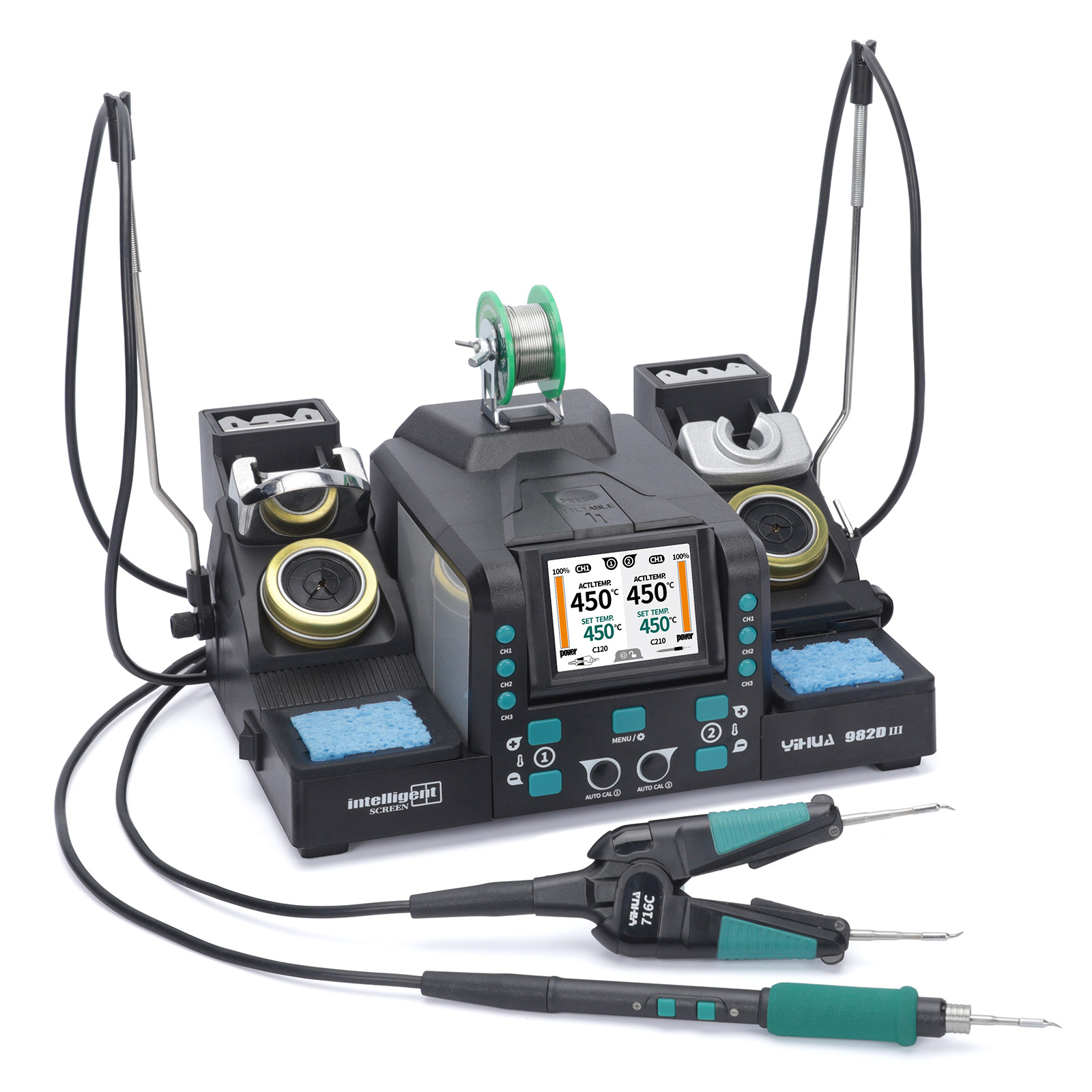Паяльная станция YIHUA 982D-II – обзор и цена C210 Precision Soldering Station